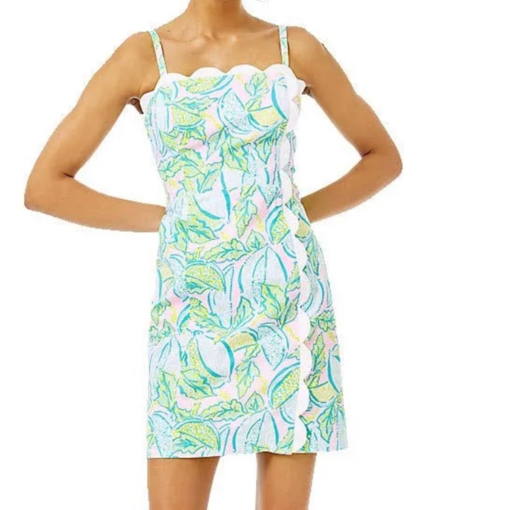 NWT Lilly Pulitzer mercede scalloped dress